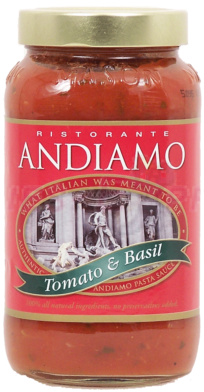 Andiamo&nbsp;&nbsp;tomato & basil pasta sauce Full-Size Picture